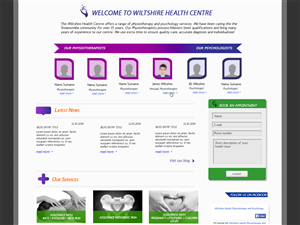 Web Design by hawttpepper for Wiltshire Health | Design: #3078829