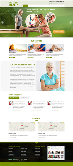 Web Design by Mayank Patel for Wiltshire Health | Design: #3005578
