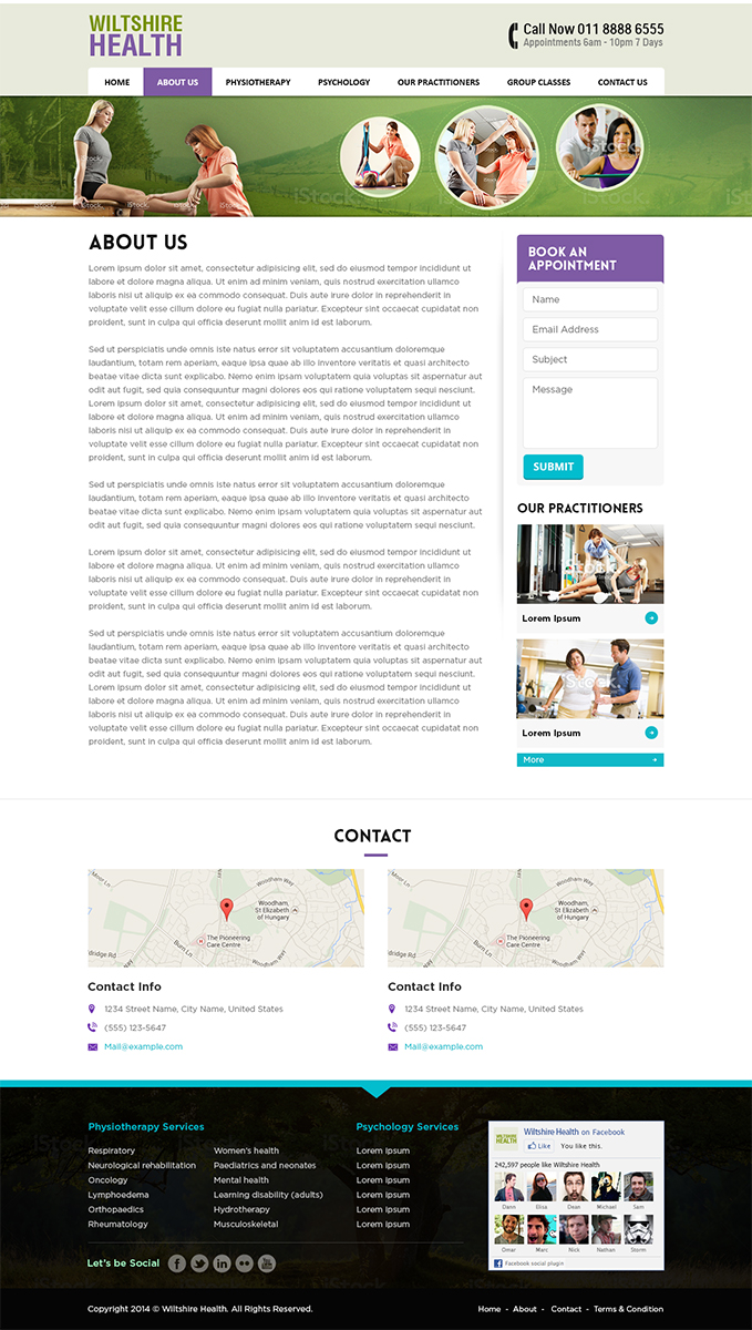 Web Design by Mayank Patel for Wiltshire Health | Design #3038805