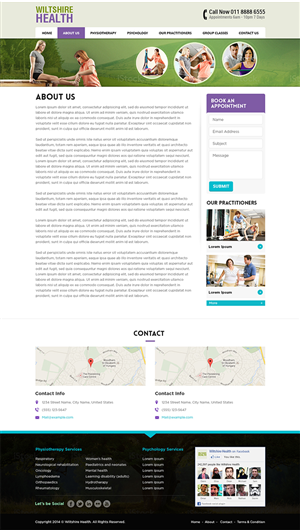 Web Design by Mayank Patel for Wiltshire Health | Design: #3038805