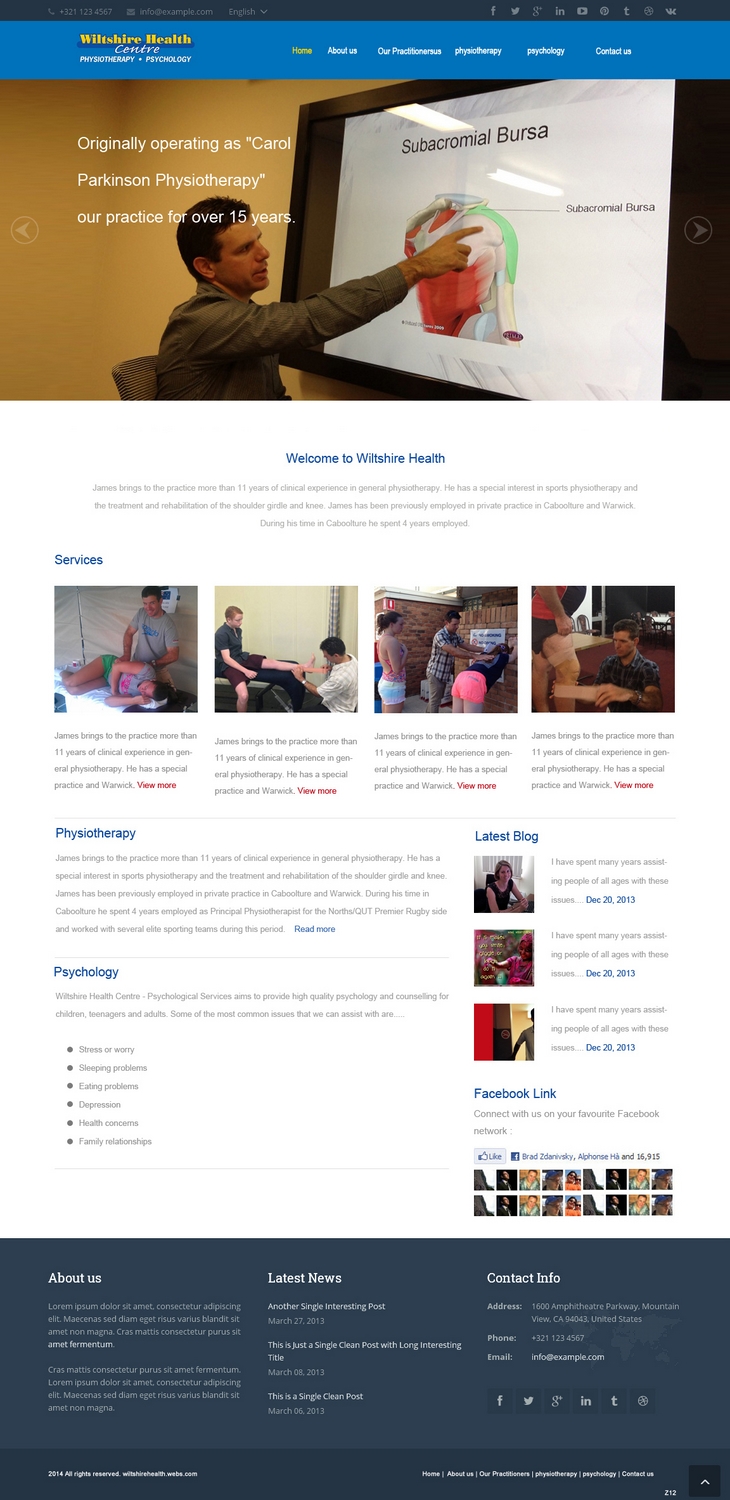 Web-Design von pb für Wiltshire Health | Design #2973313