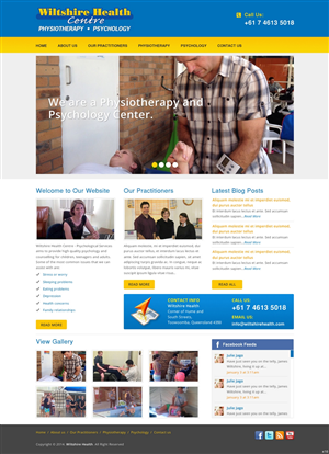 Web Design by pb for Wiltshire Health | Design: #2973318