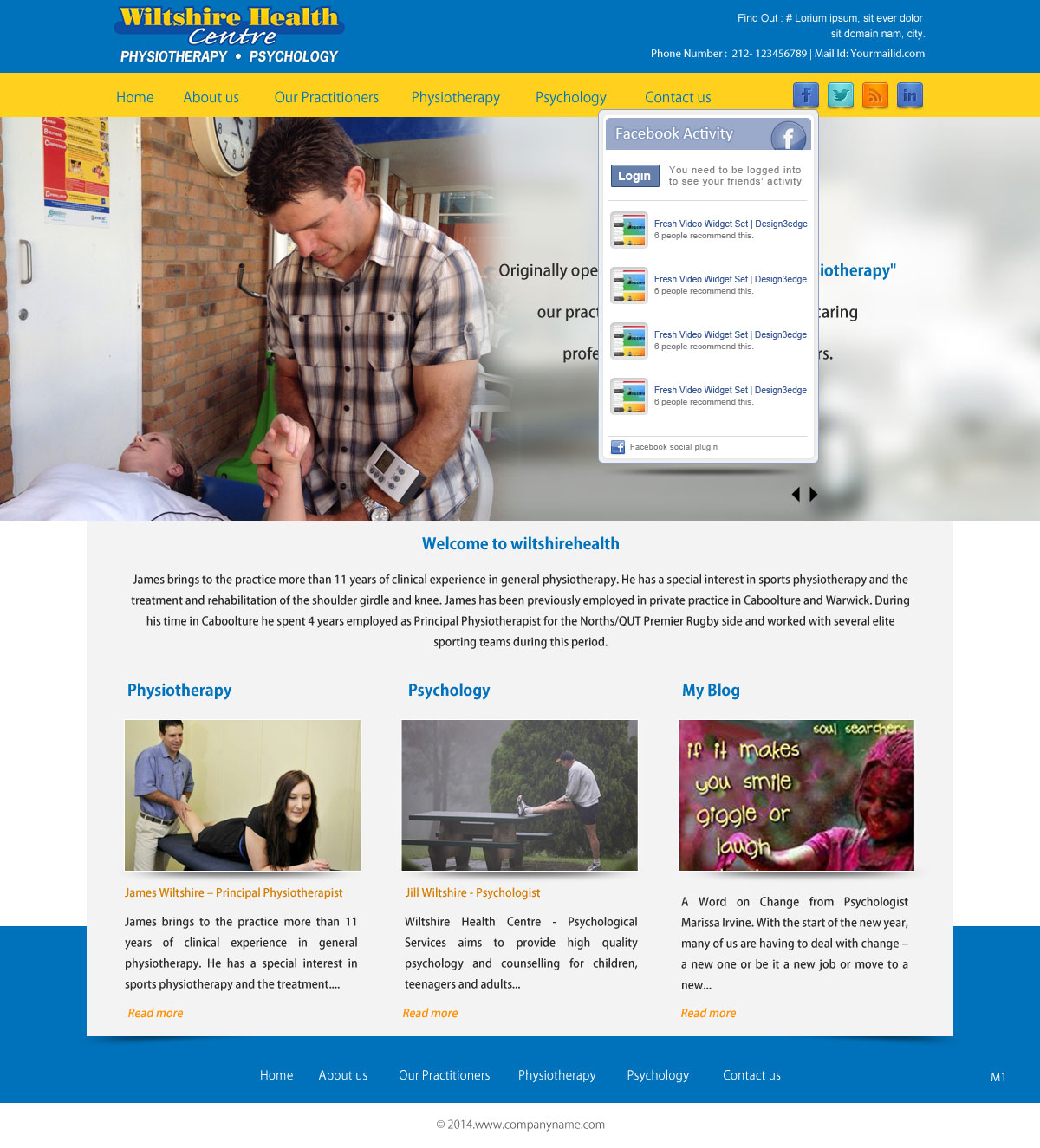Web Design by pb for Wiltshire Health | Design #2973330
