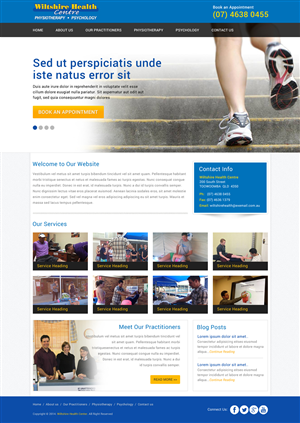 Web Design by Atom for Wiltshire Health | Design: #3049358