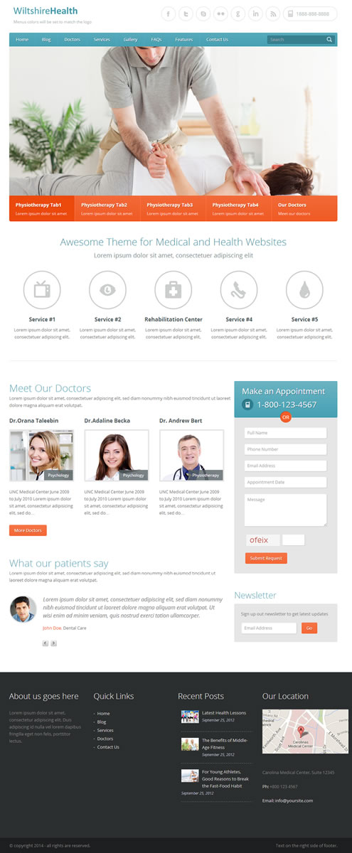 Web Design by Wordpress Webmaster for Wiltshire Health | Design #2988243