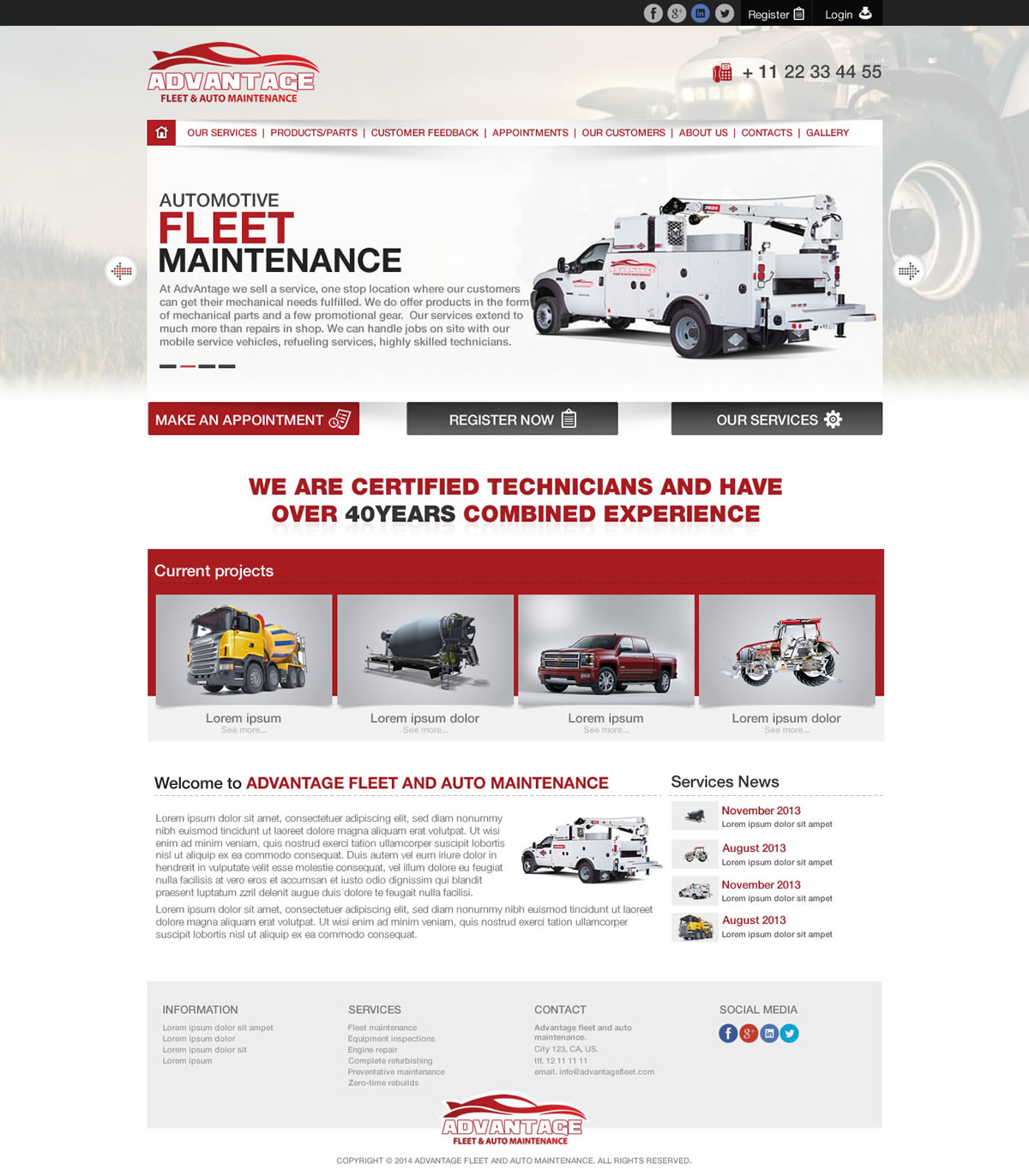Web Design by A.D.S for this project | Design #2885631