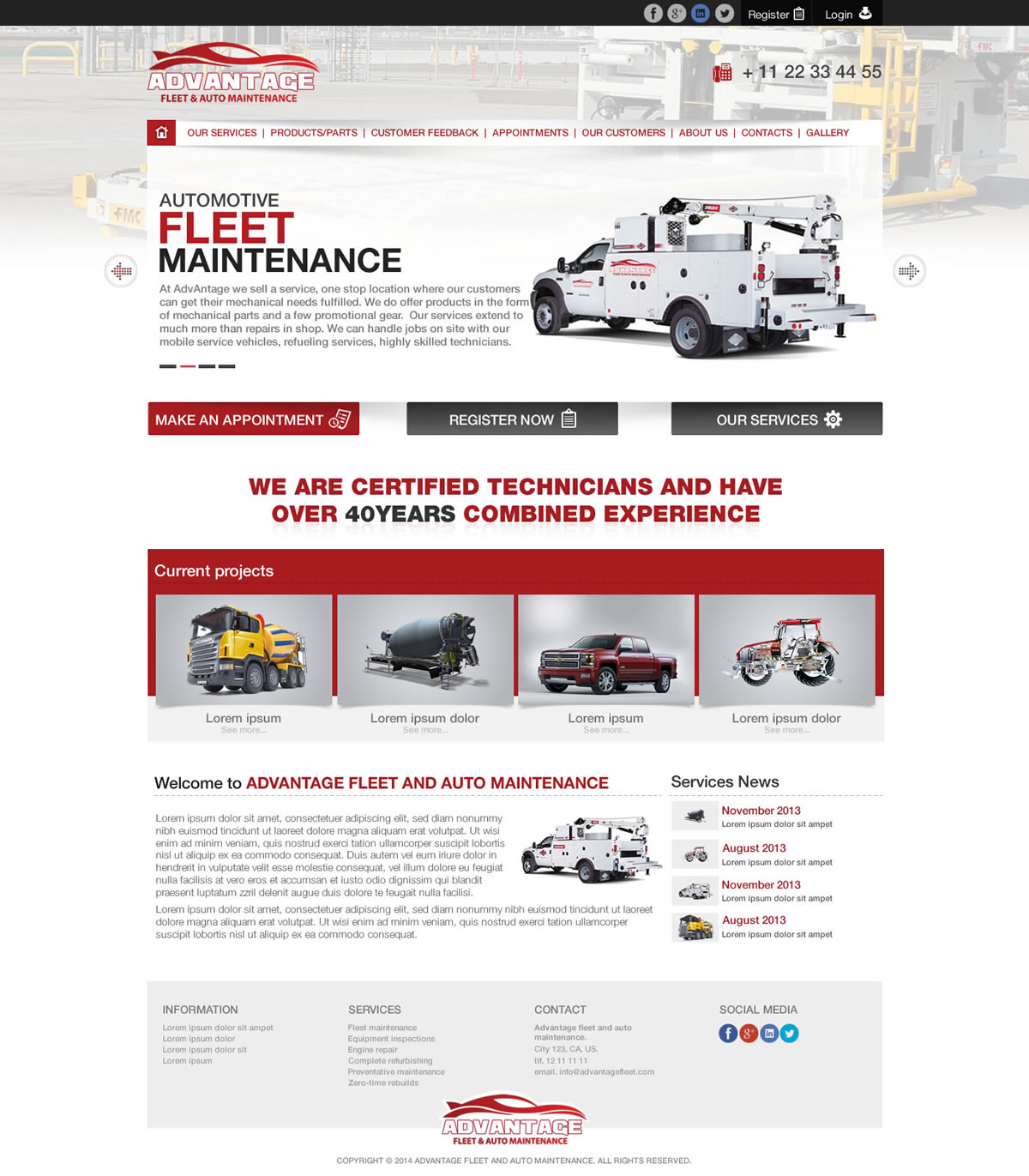 Diseño Web por A.D.S para este proyecto | Diseño #2886632