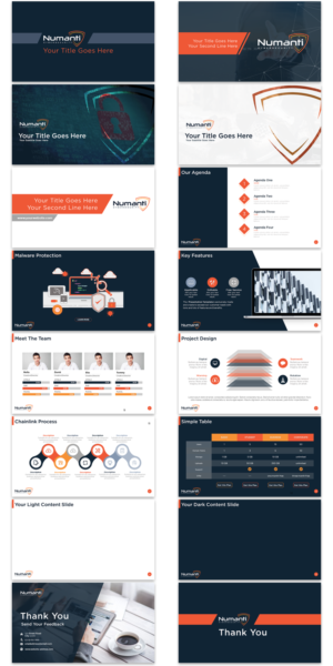 Cybersecurity Start-Up - Numanti | PowerPoint Design by Imazing