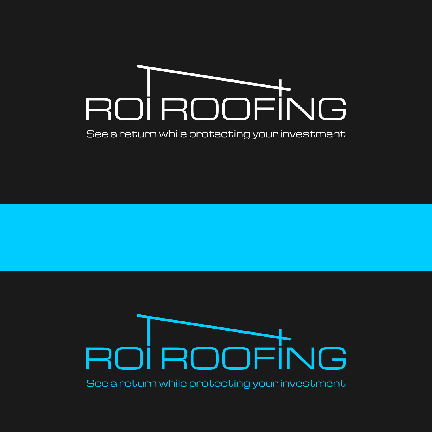 Logo-Design von swimart.design 2 für ROI Roofing and Supply | Design #19038346