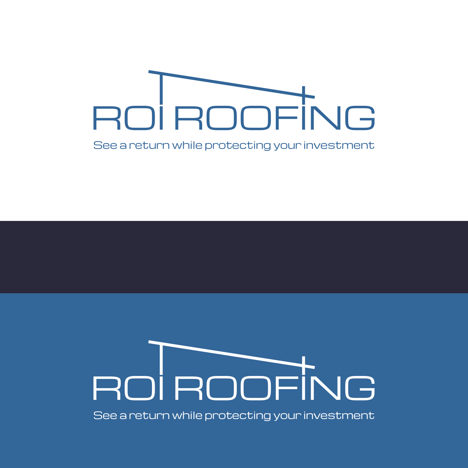 Logo-Design von swimart.design 2 für ROI Roofing and Supply | Design #19038394