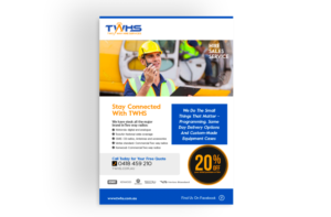 Flyer Design by Daniel James for Two Way Hire Services | Design: #19024804