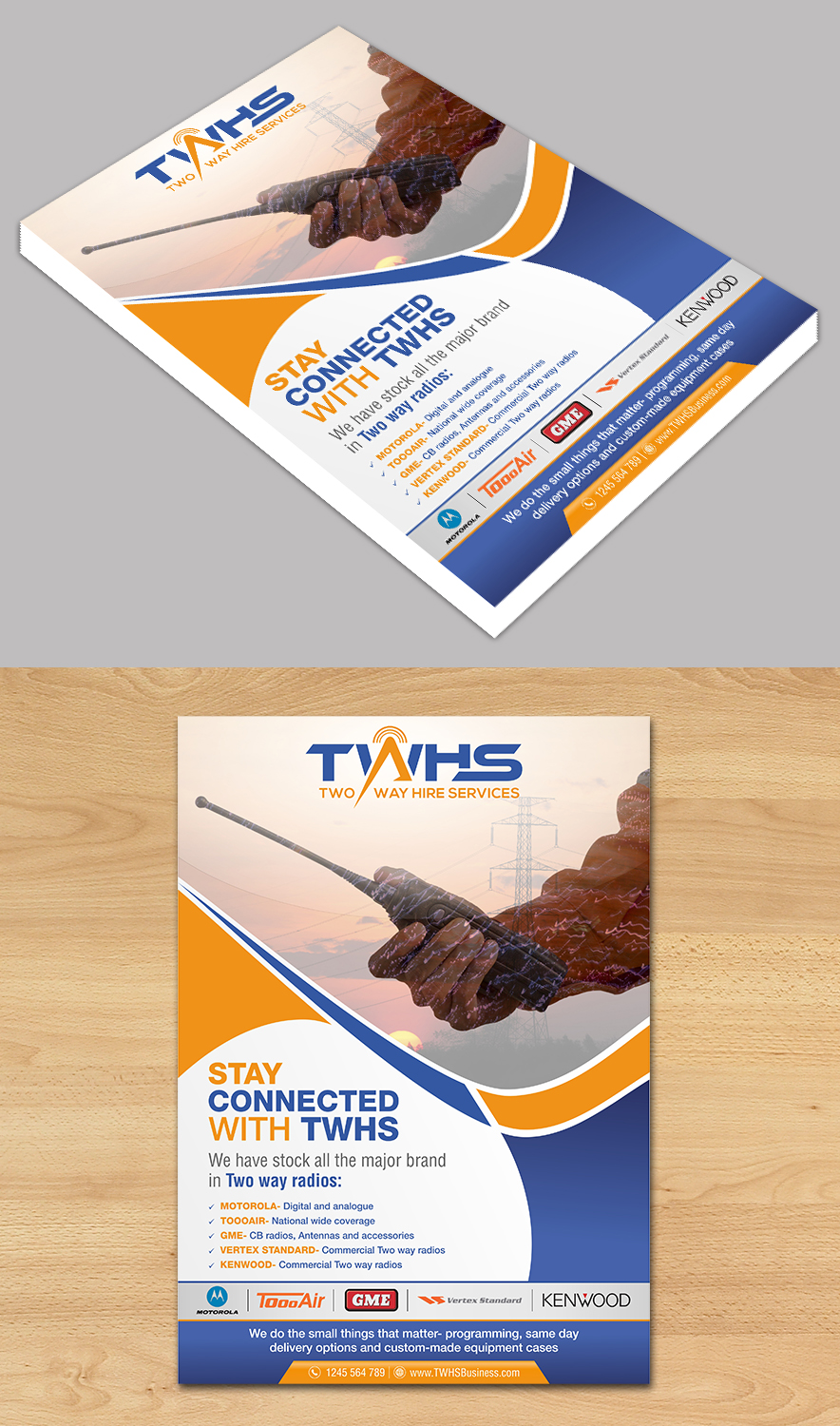 Flyer Design by ecorokerz for Two Way Hire Services | Design #19054351