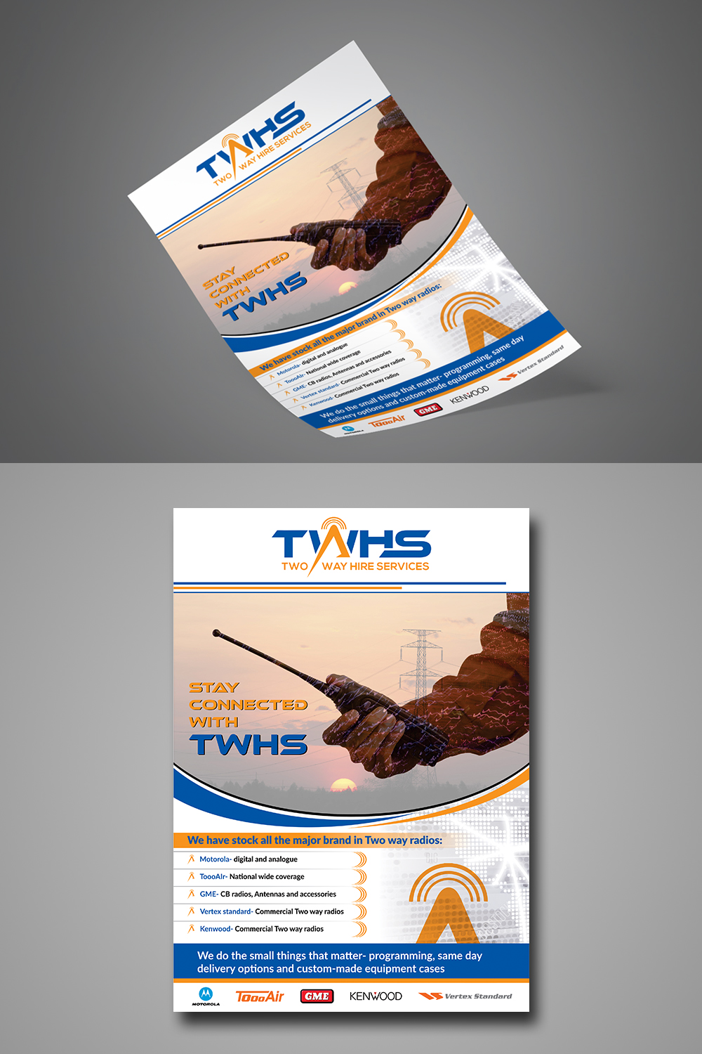 Flyer Design by ecorokerz for Two Way Hire Services | Design #19055738