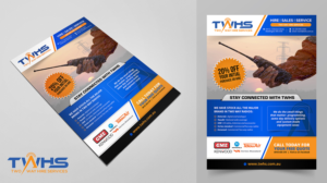 Diseño de Flyer por SAI DESIGNS para Two Way Hire Services | Diseño #19037393