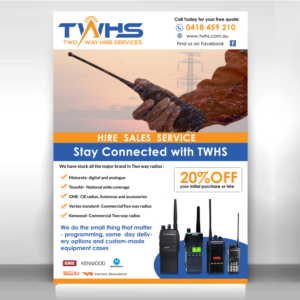 Flyer Design by Schöpfer for Two Way Hire Services | Design: #19039165
