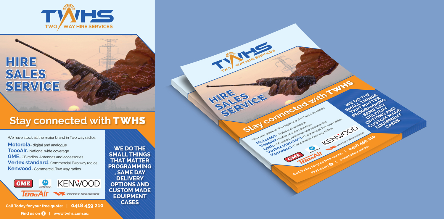 Flyer Design by Dexter Solutions for Two Way Hire Services | Design #19025593