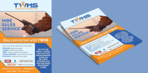Diseño de Flyer por Dexter Solutions para Two Way Hire Services | Diseño #19025593