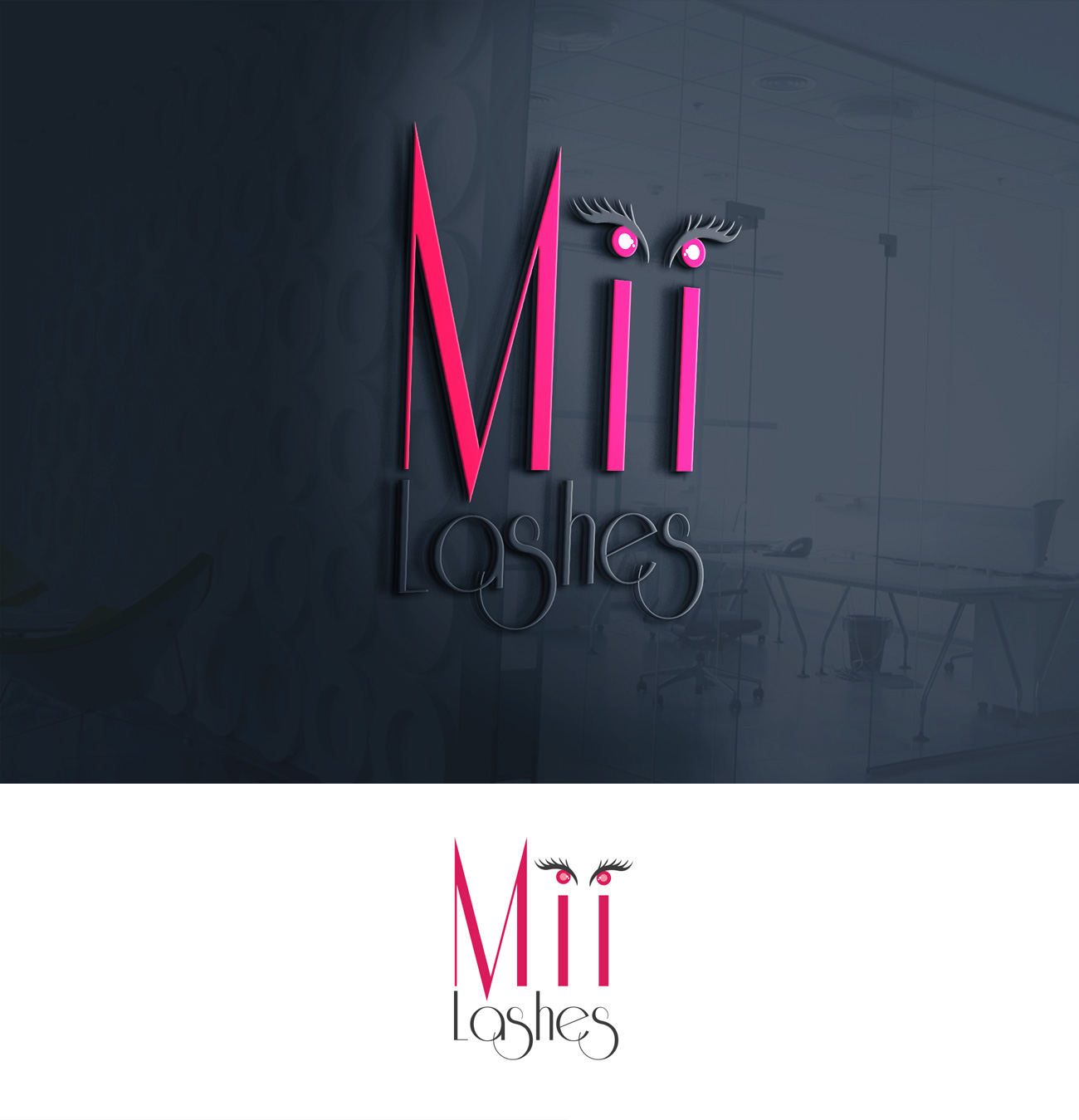 Logo-Design von Impressive Sol für Mii Lashes | Design: #19028986