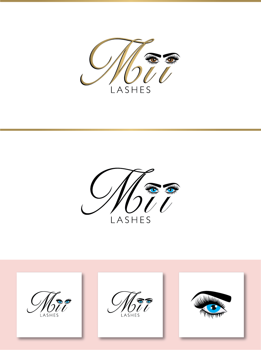 Logo Design by Wild Geek for Mii Lashes | Design #19028244