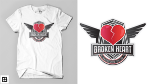 Broken heart aviators club tee shirts  | T-shirt Design by Barney Stinson