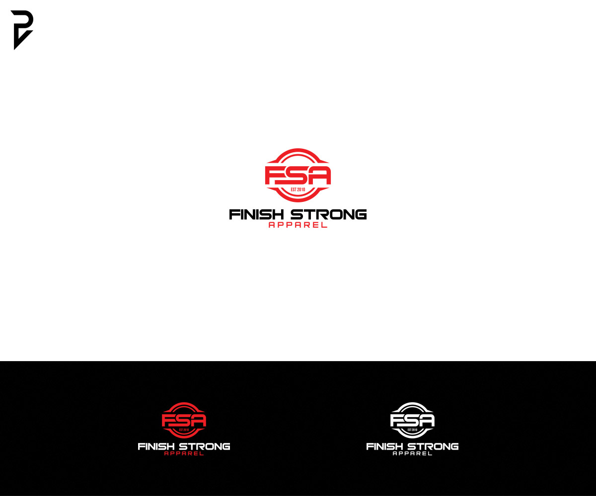 Logo Design by poisonvectors for Finish Strong Apparel | Design #19031208