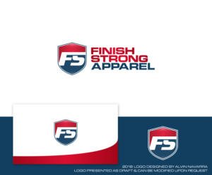Logo Design by alvinnavarra for Finish Strong Apparel | Design: #19047447