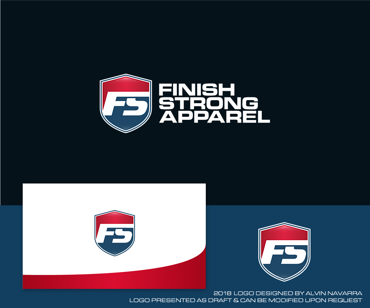 Logo Design by alvinnavarra for Finish Strong Apparel | Design #19047454