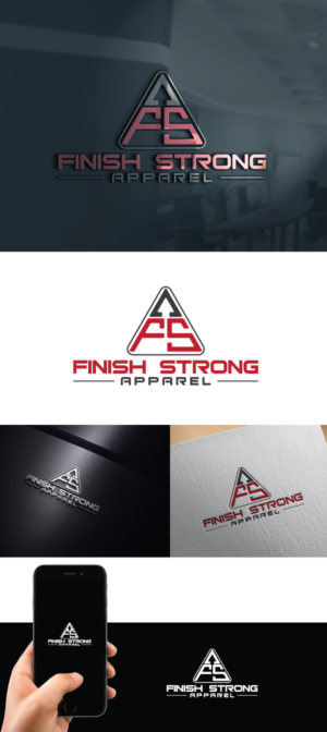 Logo Design by h27 for Finish Strong Apparel | Design: #19063605
