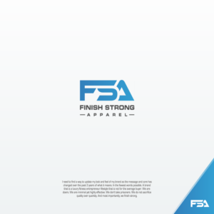 Finish Strong Apparel | Logo Design by Shankarsa