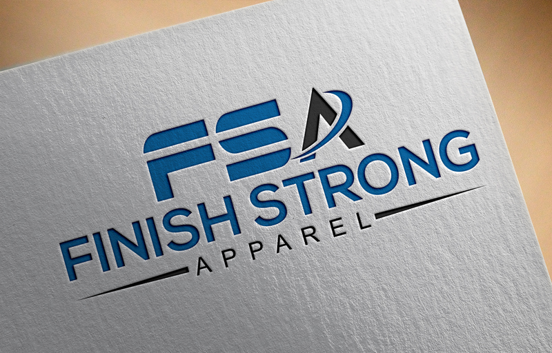 Logo Design by sayma00 for Finish Strong Apparel | Design #19047252