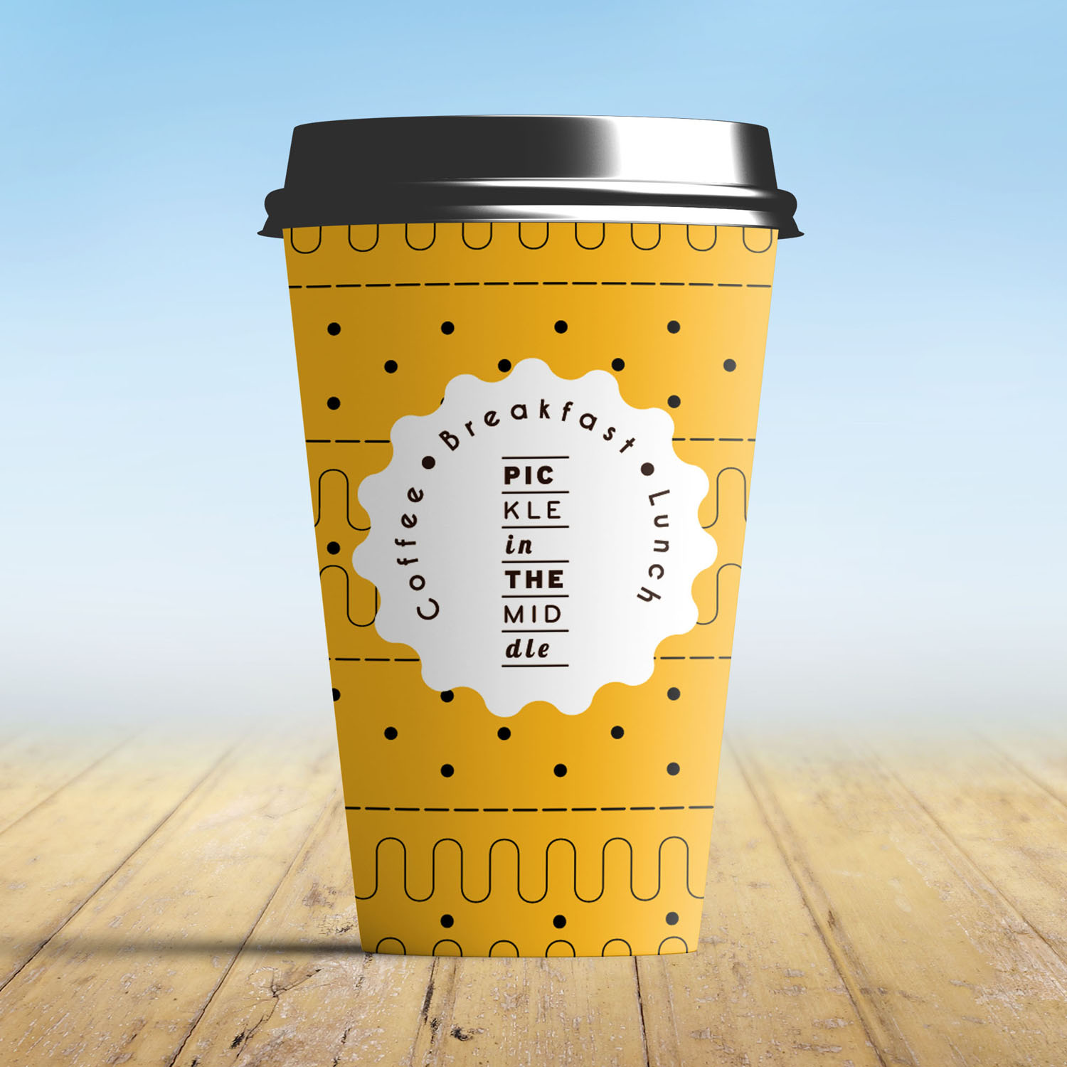 Cup and Mug Design by duanda for Pickle in the Middle | Design #19067469