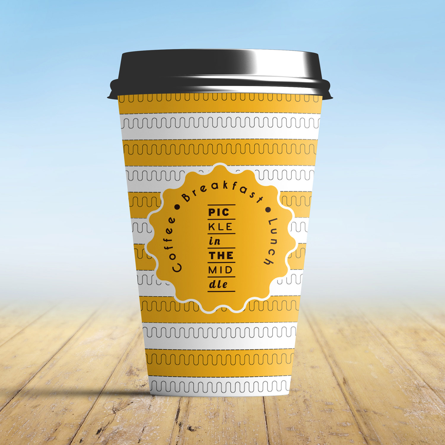 Cup and Mug Design by duanda for Pickle in the Middle | Design #19075146
