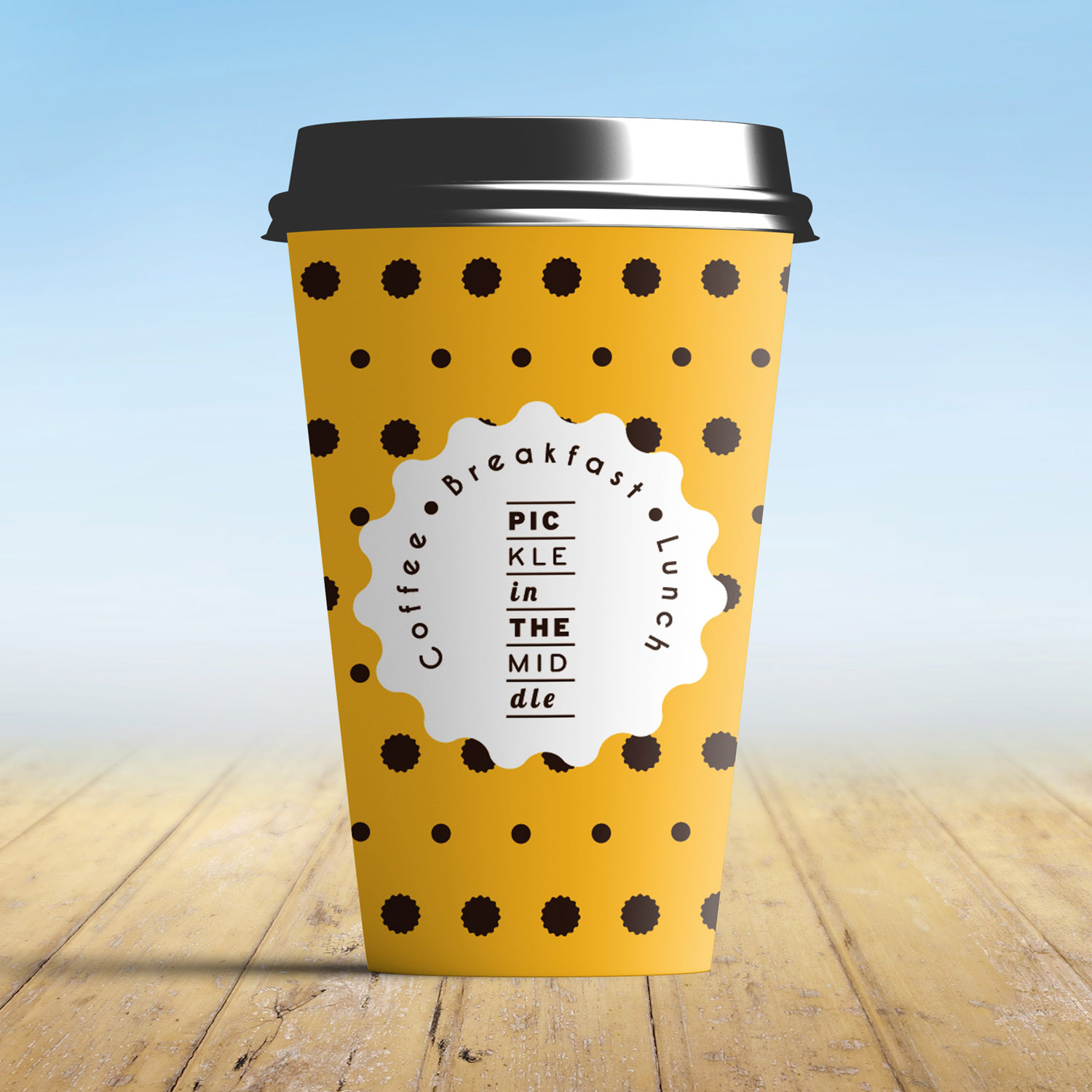 Cup and Mug Design by duanda for Pickle in the Middle | Design #19081534