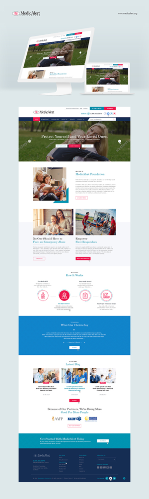 MedicAlert Foundation Website - Helping Save Lives for over 60 Years | Web Design by Ved Web Services