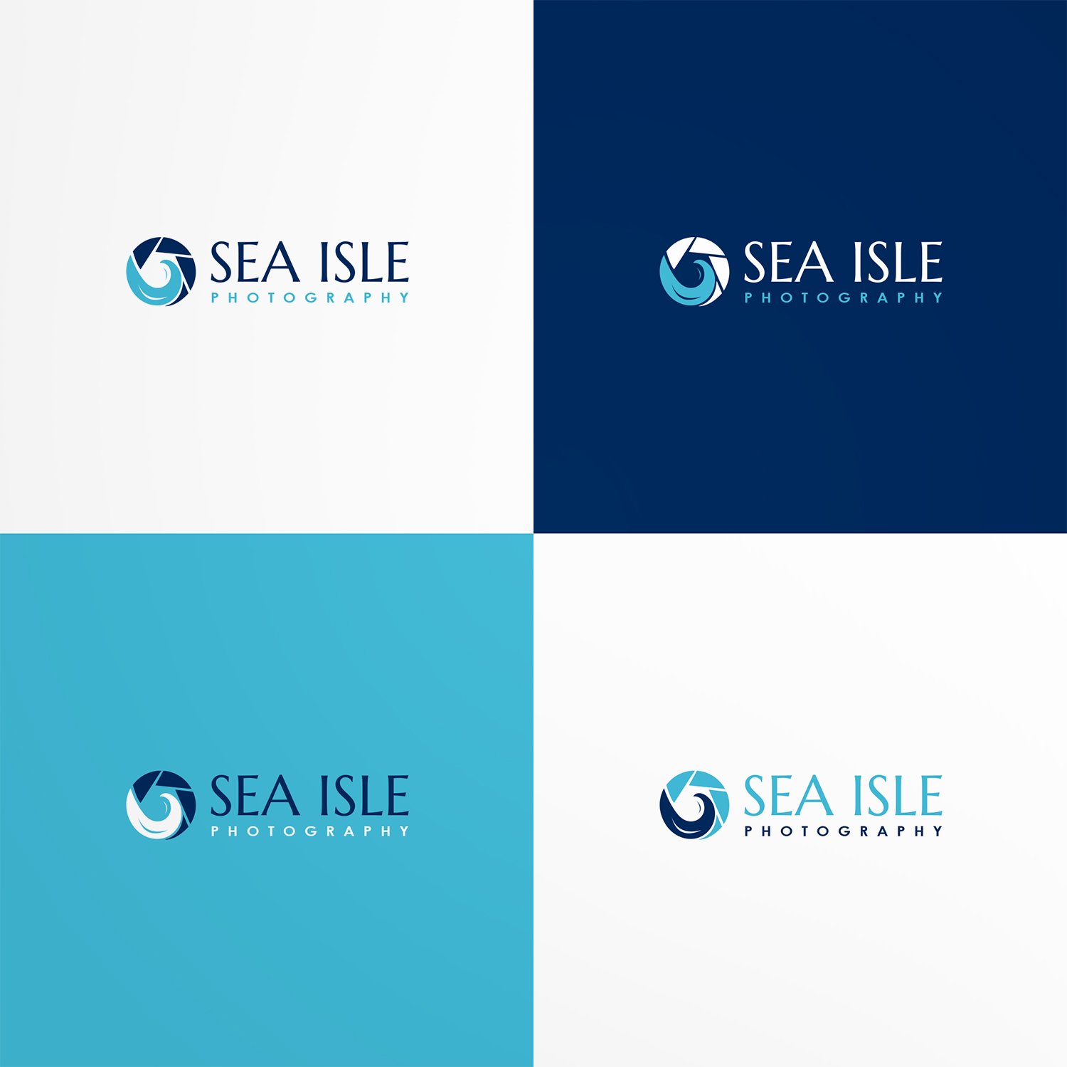 Logo Design by Bella Logo for Sea Isle Photography | Design #19046874