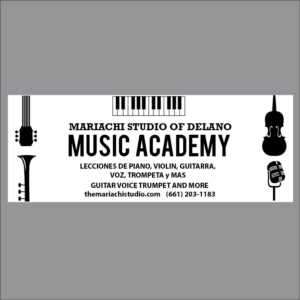 STOREFRONT LIT SIGN for The Mariachi Studio | Graphic Design by 75-R-P-Z