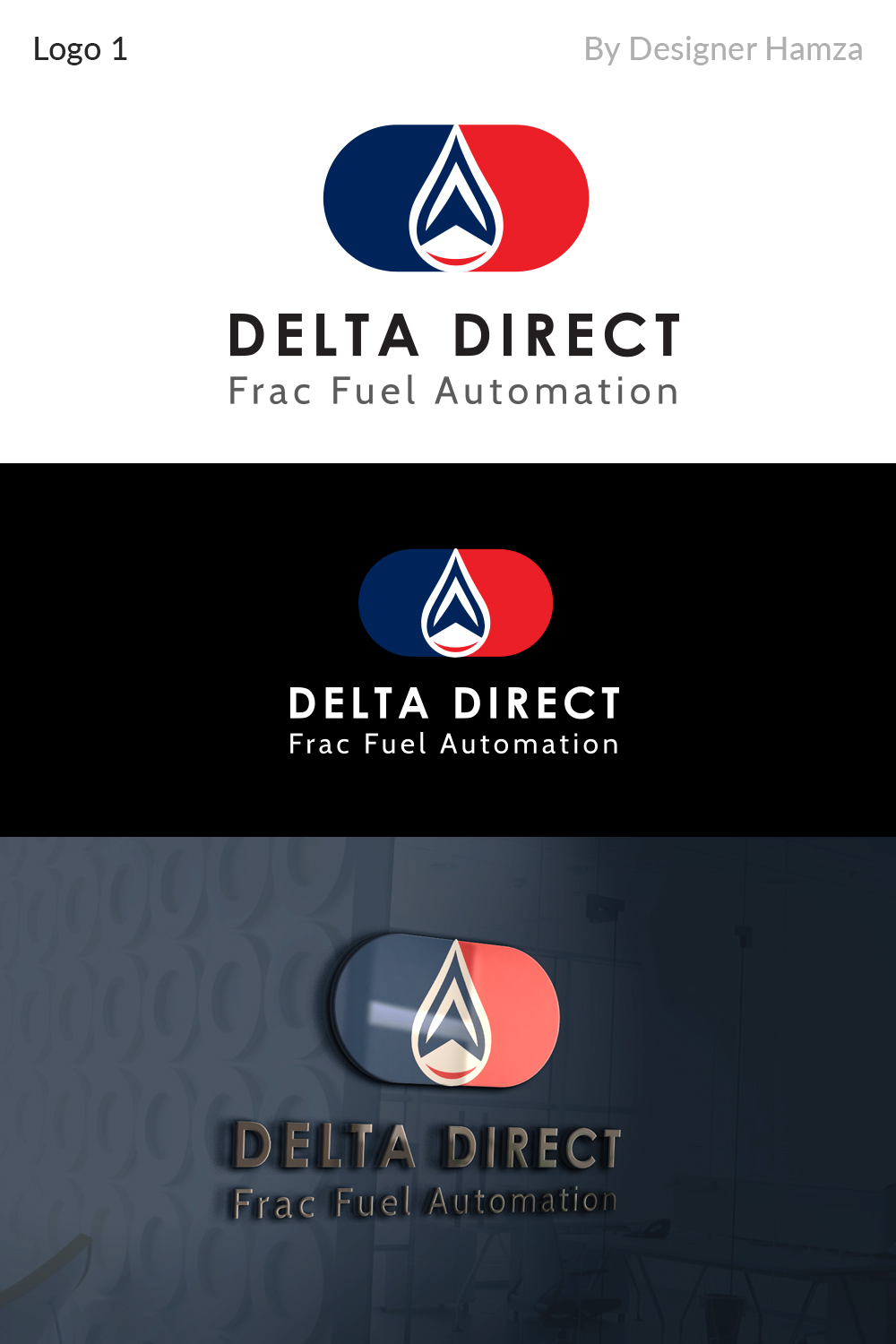 Logo Design by Designer Hamza for DELTA FUEL | Design #19031346