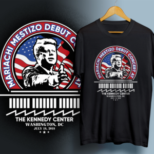 Mariachi Mestizo's Debut at Kennedy Center | T-shirt Design by 99.degree