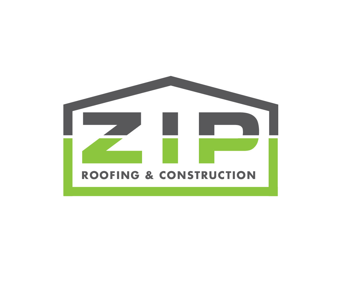 Logo Design by renderman for Zip Roofing & Construction | Design #19034201