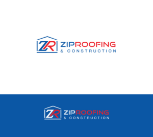 Logo Design by instudio for Zip Roofing & Construction | Design: #19034566