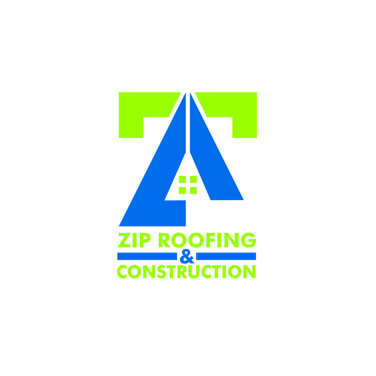 Logo Design by WahyuHMD for Zip Roofing & Construction | Design #19034390