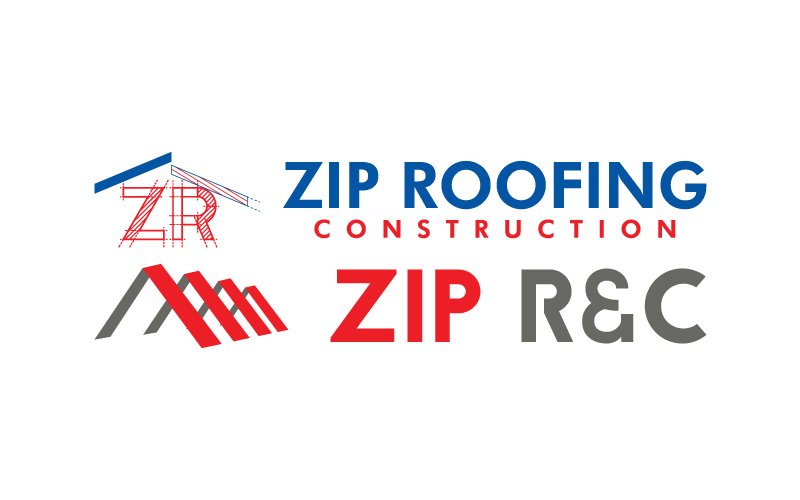 Diseño de Logo por gurudev3 para Zip Roofing & Construction | Diseño #19052176