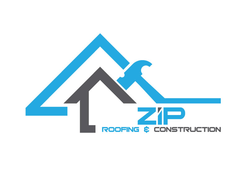 Diseño de Logo por JAFRIN para Zip Roofing & Construction | Diseño #19038255