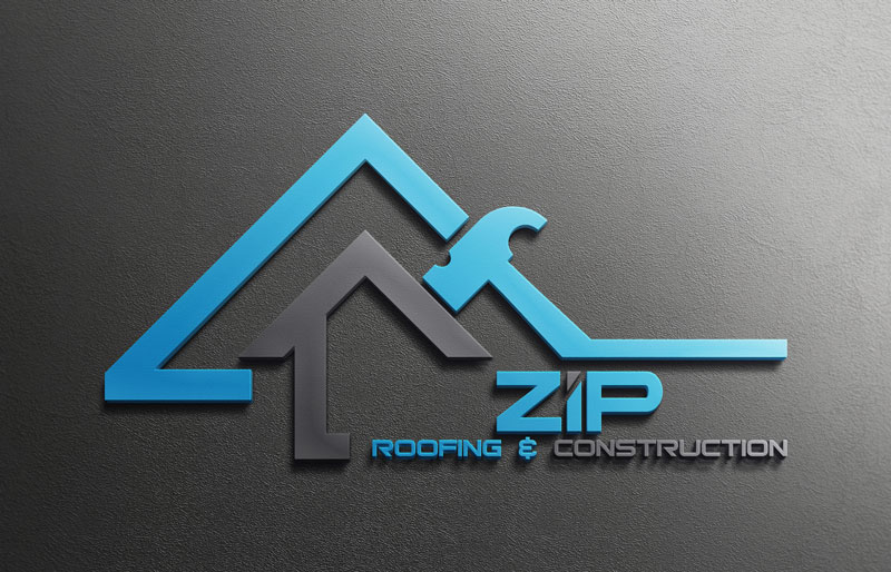 Logo Design by JAFRIN for Zip Roofing & Construction | Design #19038257