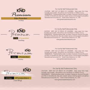 Premium Nail Dip Powder Label Design | Diseño de Empaque por Silviya M