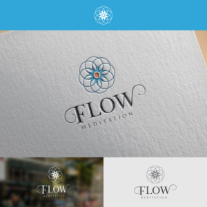 Flow Meditation | Logo Design by Paperfox Designs