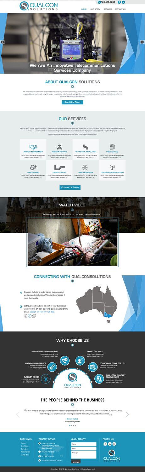 Web Design by HarmiDesigning for this project | Design #19060704