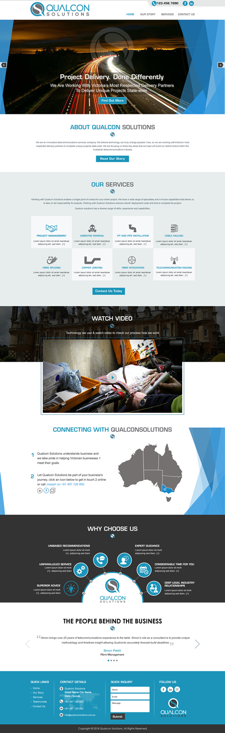 Web Design by HarmiDesigning for this project | Design #19060705