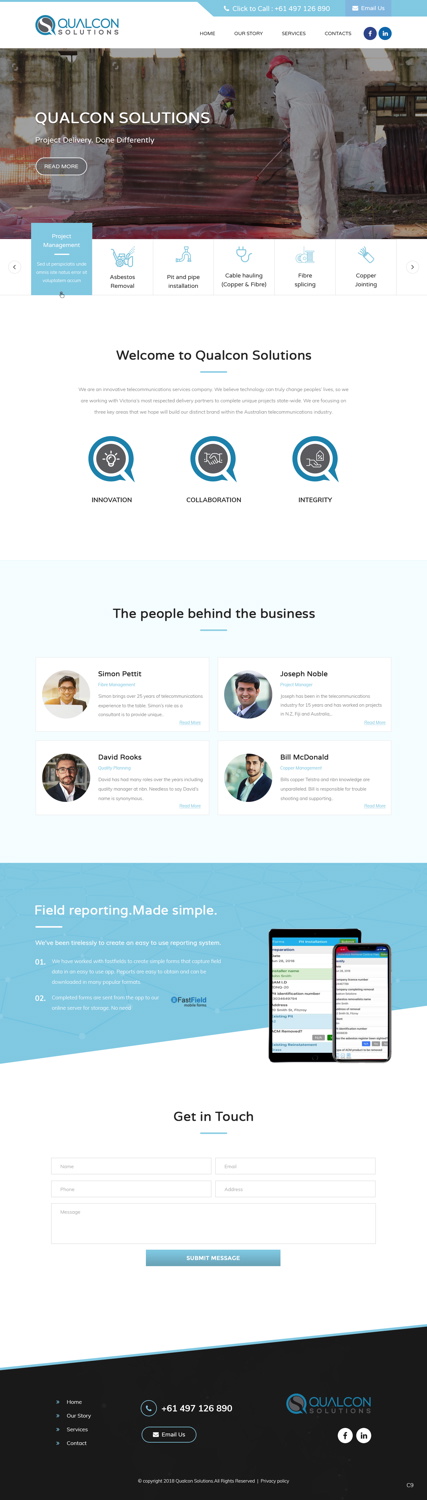Web Design by pb for this project | Design #19060489