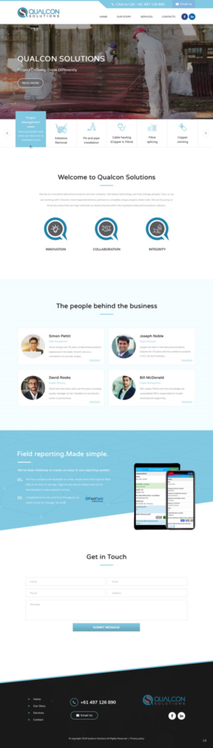 Web Design by pb for this project | Design: #19060489
